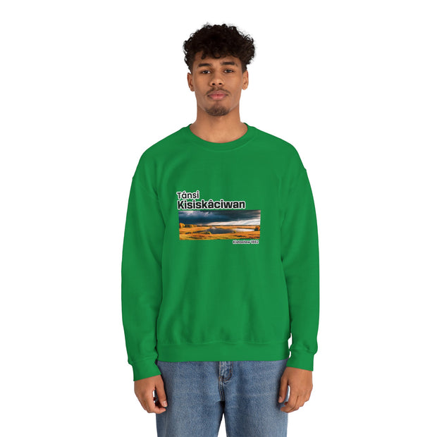 Tánsi Cree Saskatchewan Unisex Heavy Blend™ Crewneck Sweatshirt