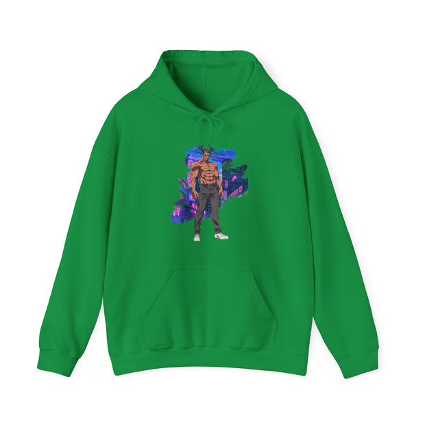 Anime Male Demon Unisex Heavy Blend™ Hooded Sweatshirt