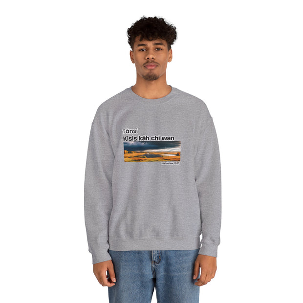 Tánsi Cree Saskatchewan Unisex Heavy Blend™ Crewneck Sweatshirt