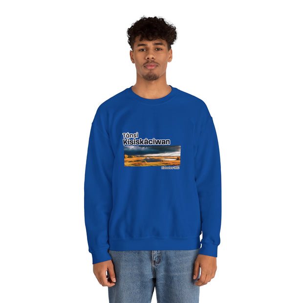 Tánsi Cree Saskatchewan Unisex Heavy Blend™ Crewneck Sweatshirt