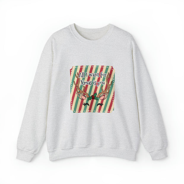 Reindeer Unisex Heavy Blend™ Crewneck Sweatshirt