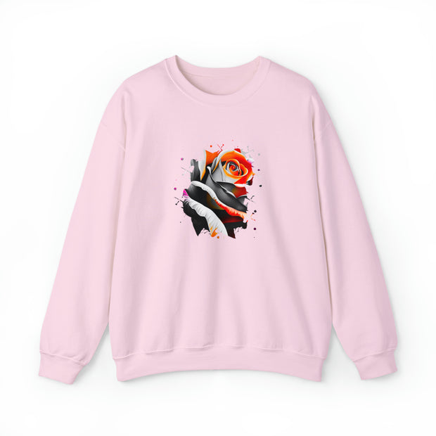 Rose Unisex Heavy Blend™ Crewneck Sweatshirt