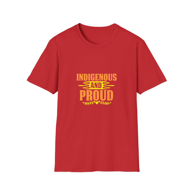 Indigenous and Proud Unisex Softstyle T-Shirt