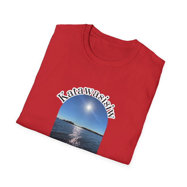 Cree Saskatchewan Skies Unisex Softstyle T-Shirt