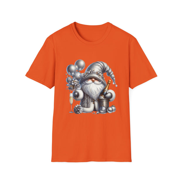 New Year Gnome Unisex Softstyle T-Shirt