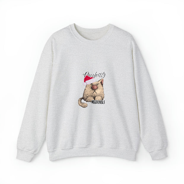 Christmas cat Unisex Heavy Blend™ Crewneck Sweatshirt