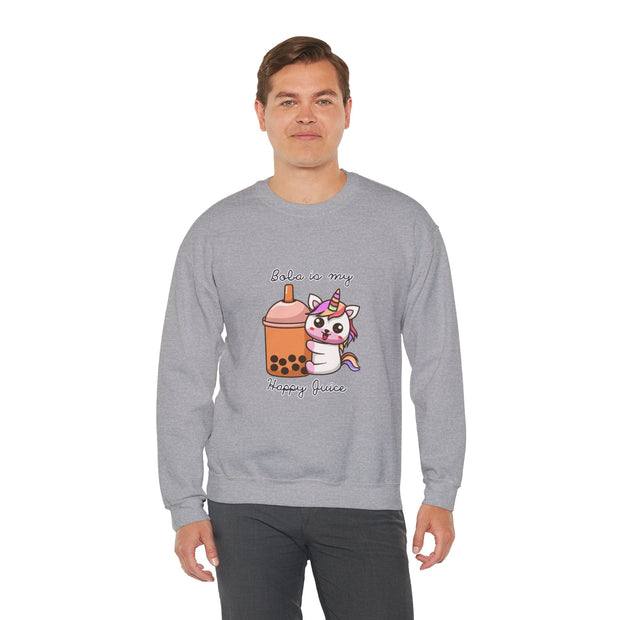 Unicorn Boba Unisex Heavy Blend™ Crewneck Sweatshirt