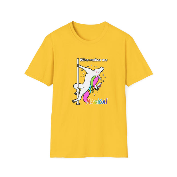 Unicorn Wine Unisex Softstyle T-Shirt