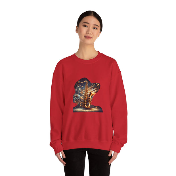 Saxophone Unisex Heavy Blend™ Crewneck Sweatshirt