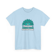 Ovarian cancer Unisex Heavy Cotton Tee