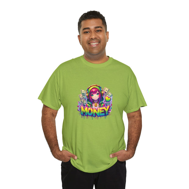 Graffiti Anime Girls Unisex Heavy Cotton Tee
