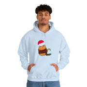 Christmas cat Unisex Heavy Blend™ Hooded Sweatshirt