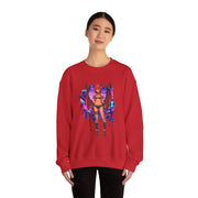 Anime Female Demon Unisex Heavy Blend™ Crewneck Sweatshirt