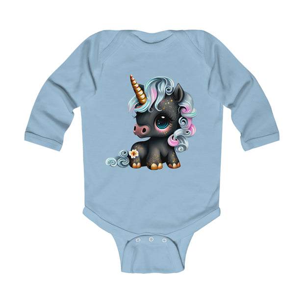 Unicorn Infant Long Sleeve Bodysuit