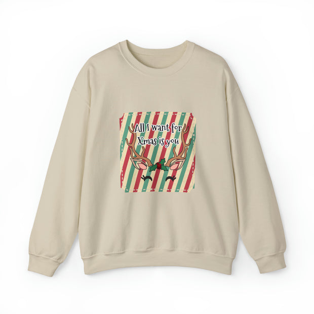 Reindeer Unisex Heavy Blend™ Crewneck Sweatshirt