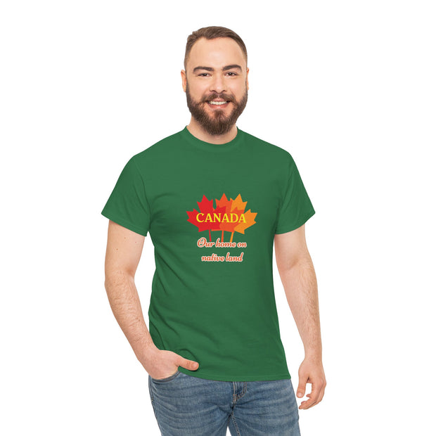 Canada Native Land Unisex Heavy Cotton Tee