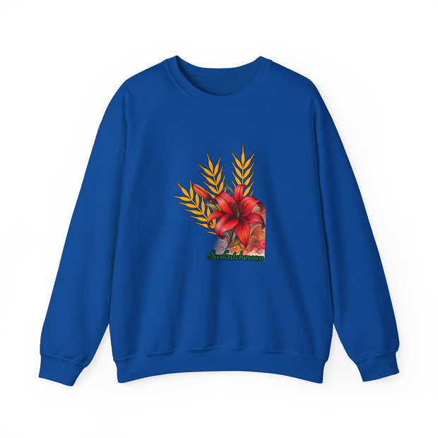 Saskatchewan Lily Unisex Heavy Blend™ Crewneck Sweatshirt