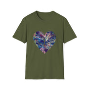 Heart Butterfly Unisex Softstyle T-Shirt
