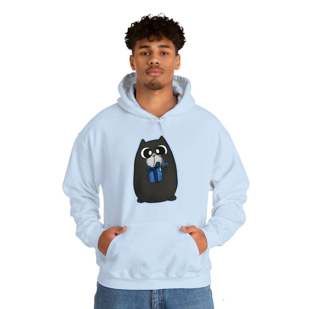 Christmas cat Unisex Heavy Blend™ Hooded Sweatshirt