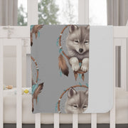 Baby wolf Toddler Blanket