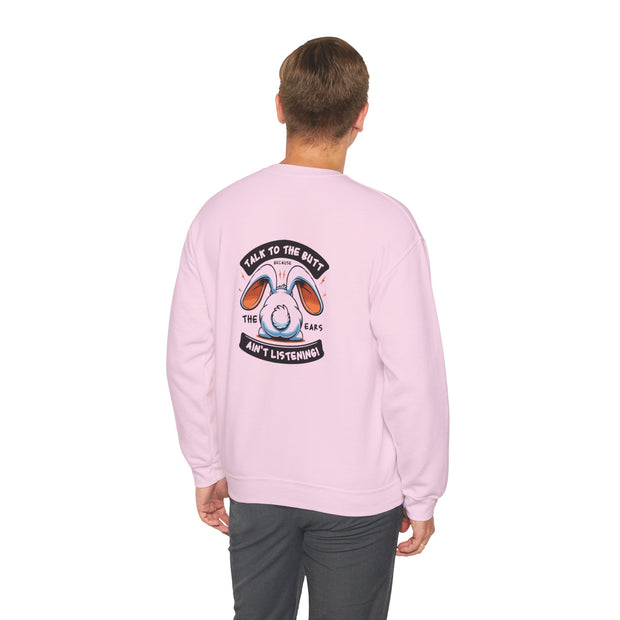Talk to the Butt Unisex Heavy Blend™ Crewneck Sweatshirt