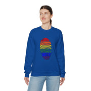 Pride Fingerprint Unisex Heavy Blend™ Crewneck Sweatshirt