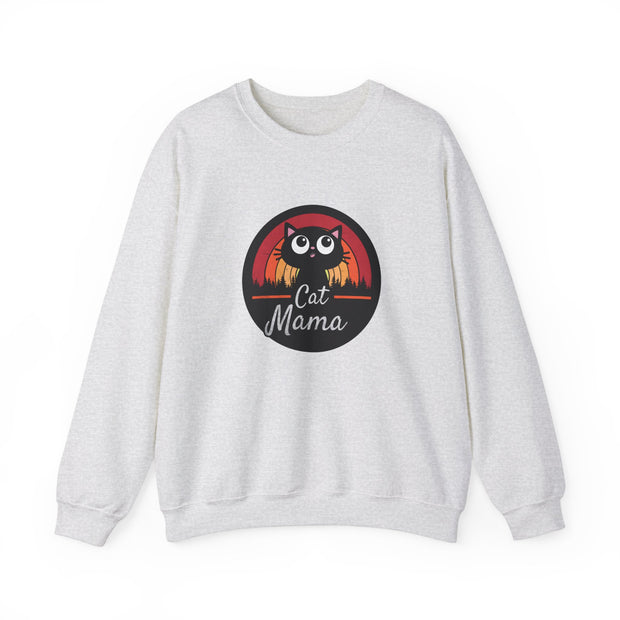 Cat Mama Unisex Heavy Blend™ Crewneck Sweatshirt