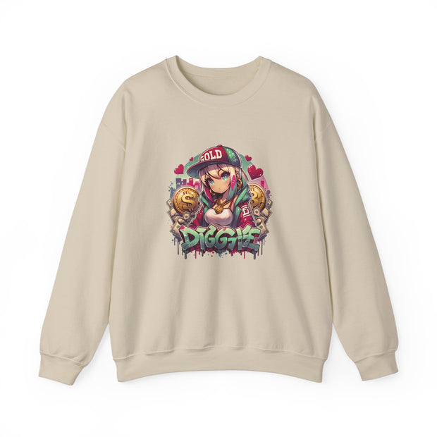 Graffiti Anime Girls Unisex Heavy Blend™ Crewneck Sweatshirt
