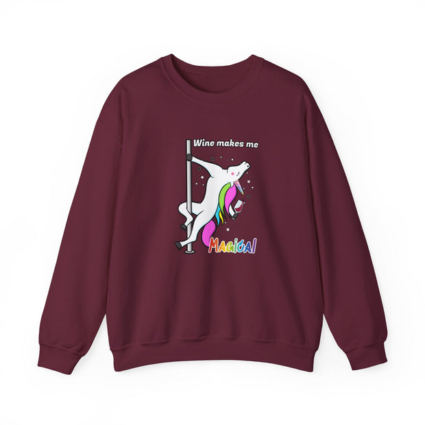 Unicorn Wine Unisex Heavy Blend™ Crewneck Sweatshirt