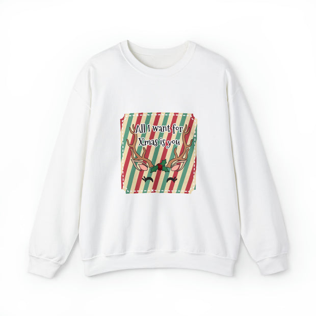 Reindeer Unisex Heavy Blend™ Crewneck Sweatshirt