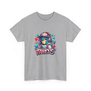 Graffiti Anime Girls Unisex Heavy Cotton Tee
