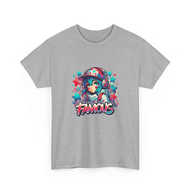 Graffiti Anime Girls Unisex Heavy Cotton Tee