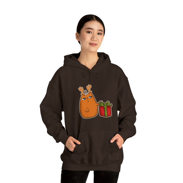 Christmas cat Unisex Heavy Blend™ Hooded Sweatshirt