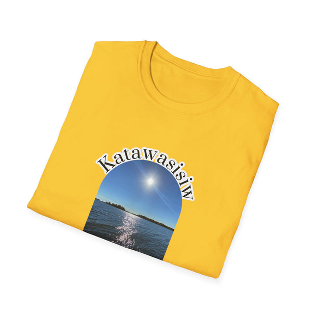 Cree Saskatchewan Skies Unisex Softstyle T-Shirt