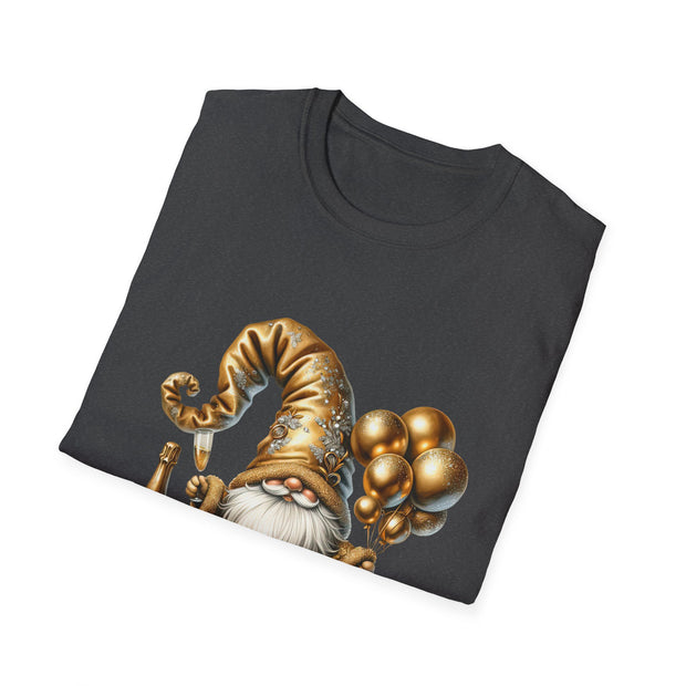 New Year Gnome Unisex Softstyle T-Shirt