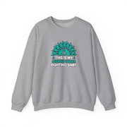 Ovarian Cancer Fighting Unisex Heavy Blend™ Crewneck Sweatshirt