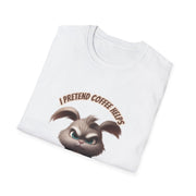 I Pretend that Coffee Helps Unisex Softstyle T-Shirt