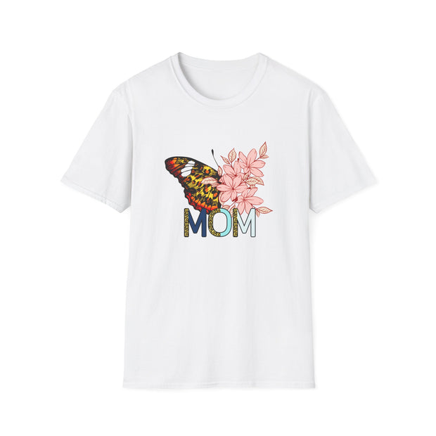 Butterfly Mom Unisex Softstyle T-Shirt
