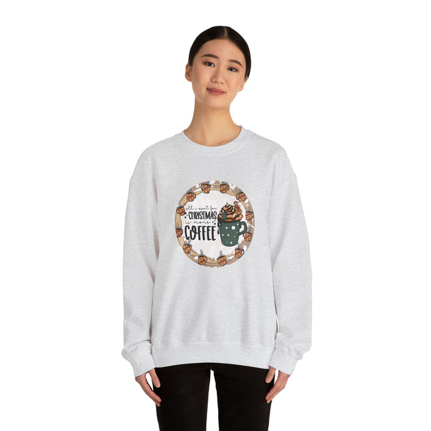 Christmas Coffee Unisex Heavy Blend™ Crewneck Sweatshirt
