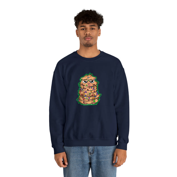 Christmas cat Unisex Heavy Blend™ Crewneck Sweatshirt