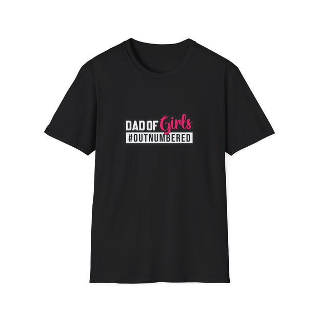 Dad of Girls Unisex Softstyle T-Shirt