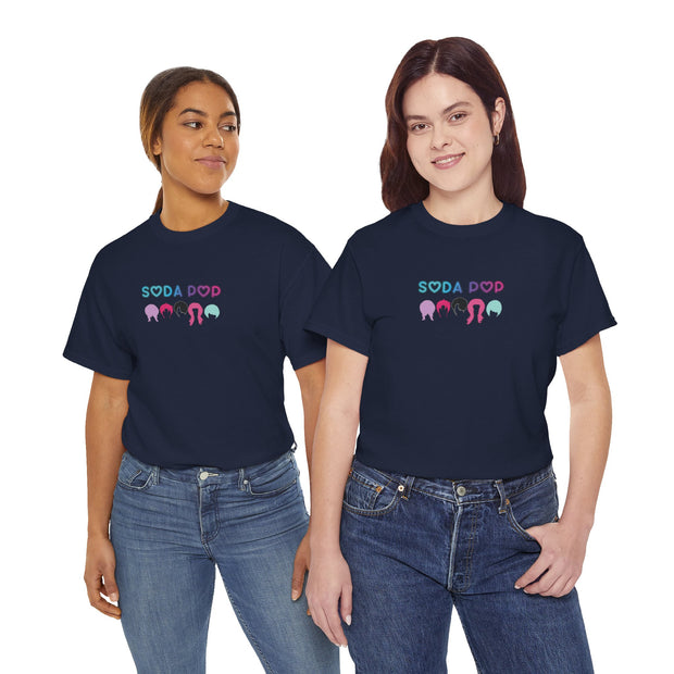 Soda Pop Unisex Heavy Cotton Tee, Casual Wear, Gift for Friends, Fun Summer T-Shirt, Graphic Shirt for Parties, Trendy Everyday Tee
