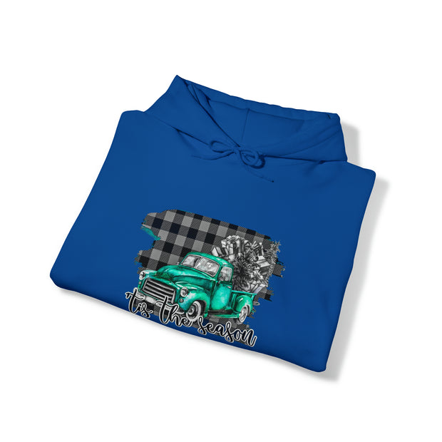 Christmas truck Unisex Heavy Blend™ Hooded Sweatshirt