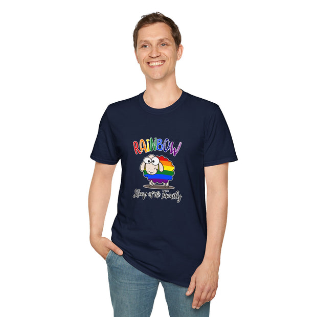 Rainbow Sheep Unisex Softstyle T-Shirt