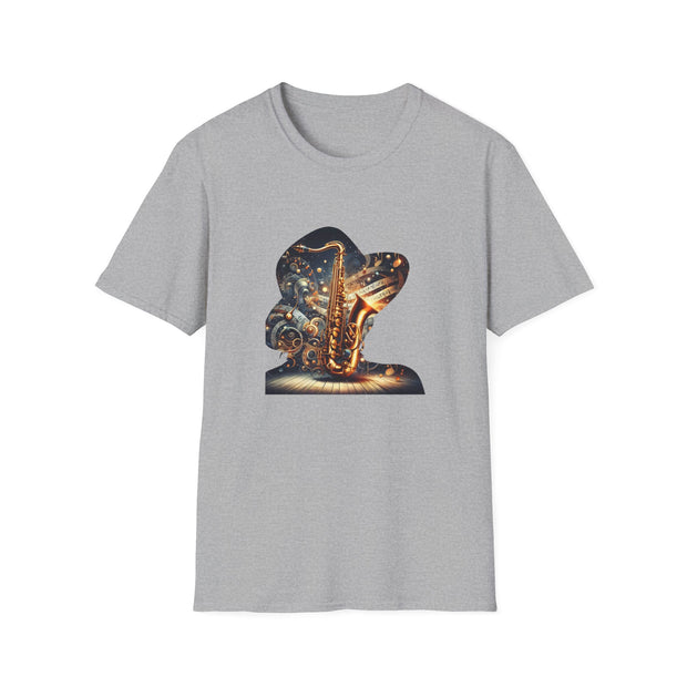 Saxophone Unisex Softstyle T-Shirt