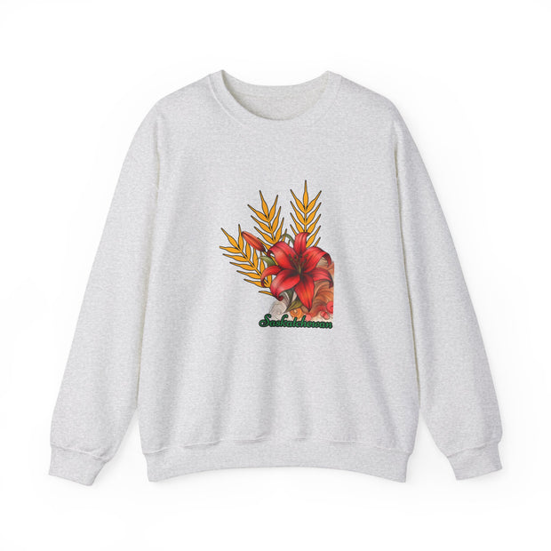 Saskatchewan Lily Unisex Heavy Blend™ Crewneck Sweatshirt