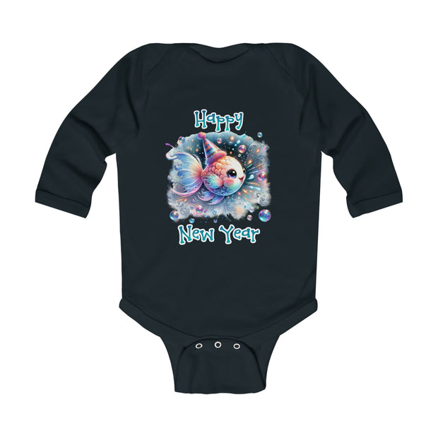 New Year Infant Long Sleeve Bodysuit