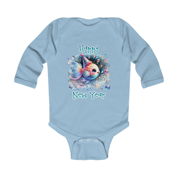 New Year Infant Long Sleeve Bodysuit