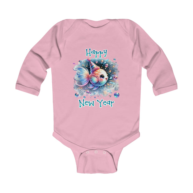 New Year Infant Long Sleeve Bodysuit