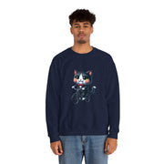 Horror Movie Cats Unisex Heavy Blend™ Crewneck Sweatshirt